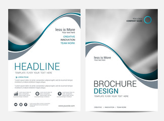 Brochure template Annual report background for business design