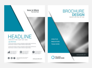 Brochure template Annual report background for business design