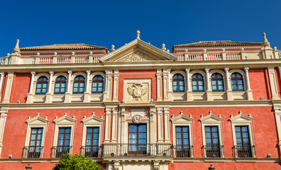 Fototapeta na wymiar Palace of the Real Audiencia de los Grados in Seville, Spain.