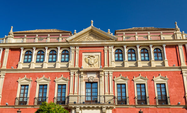 Palace Of The Real Audiencia De Los Grados In Seville, Spain.