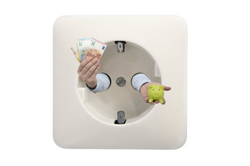 efficient saving of power consumption saves money