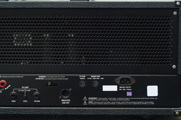 KHONKAEN, THAILAND - December 15, 2016: Marshall amplifier JCM2000 TSL60. Marshall was founded by drum shop owner and drummer Jim Marshall, and is now based in Bletchley, Milton Keynes.