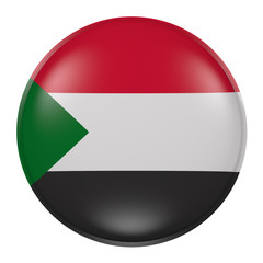 North Sudan button on white background