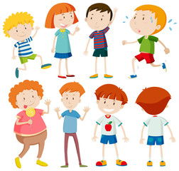 Different characters of boys and girls