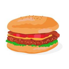 Burger illustration