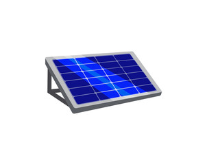 Vector image of a solar panel 