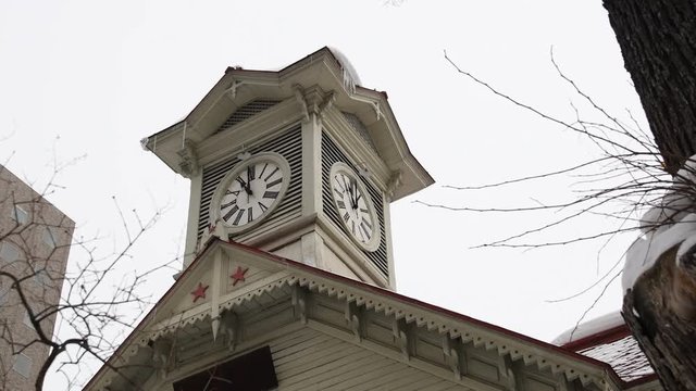 札幌時計台の鐘の音 / 4K