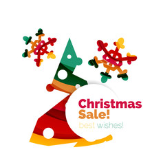 Christmas and New Year sale banner