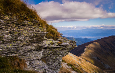 A beautiful mountain landscape above tree line
