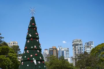  Christmas tree at Ibirapuera in Sao Paulo city.