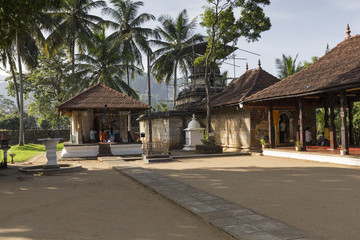 Temple Of The Sacred Tooth Relic, located in the Royal Palace Complex Of The Former Kingdom Of Kandy, Sri Lank