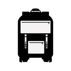 Baggage icon. Airport travel trip and tourism theme. Isolated design. Vector illustration