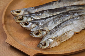 Dried fish. Sabrefish.