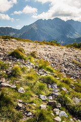 A beautiful mountain landscape in Tatry, Slovakia