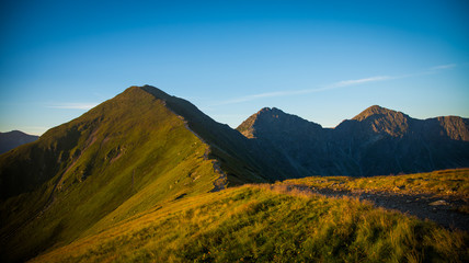 A beautiful mountain landscape in Tatry, Slovakia