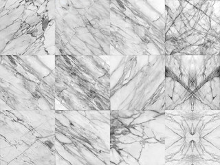 White marble texture background pattern with high resolution