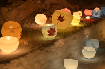 Winter festival in Hokkaido.