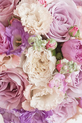 Wedding Bouquet, Pink Peony, Orchid and David Austin Rose