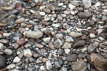 Stone rock and brick background and texture