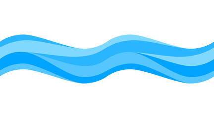 Seamless blue wave