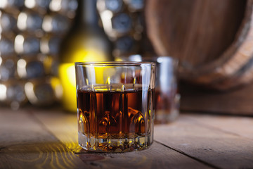Glass of whiskey 