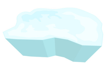 Naklejka premium ice floe vector symbol icon design.