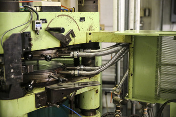 Machinery for making vinyl records