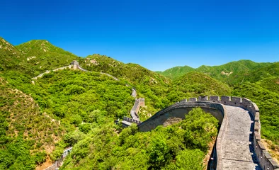 Fotobehang Chinese Muur The Great Wall of China at Badaling