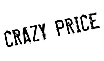Crazy price stamp. Grunge design with dust scratches. Effects can be easily removed for a clean, crisp look. Color is easily changed.