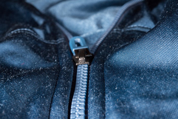 zip close up macro detail
