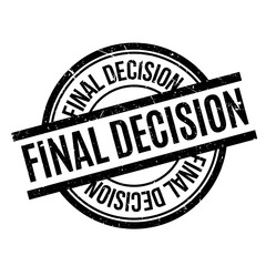 Final Decision rubber stamp