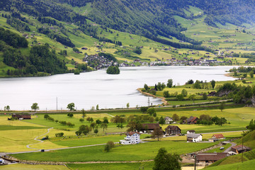The beauty of the Swiss landscape