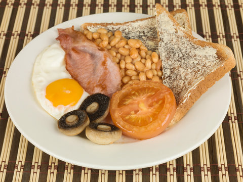 Traditional Fried English Breakfast