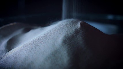 4k Abstract Background of Sand Covering Gold in reverse