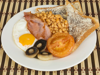 Traditional Fried English Breakfast