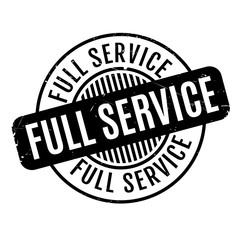 Full Service rubber stamp