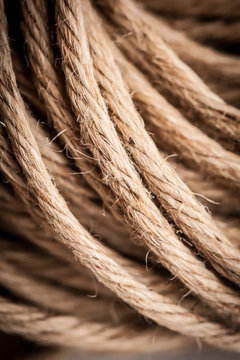 Thick strong rope sold in the open market. Can use for background