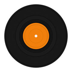 vinyl record icon image vector illustration design 