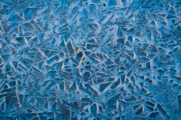 frozen water ice texture closeup