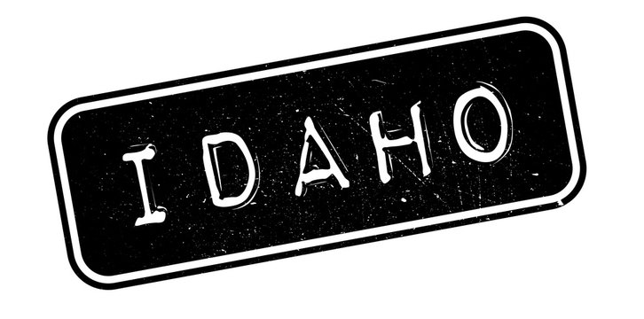 Idaho rubber stamp. Grunge design with dust scratches. Effects can be easily removed for a clean, crisp look. Color is easily changed.