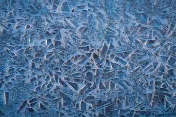 frozen water the ice texture closeup