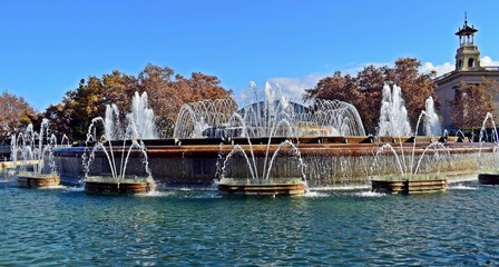 Fuentes de Montjuic Barcelona