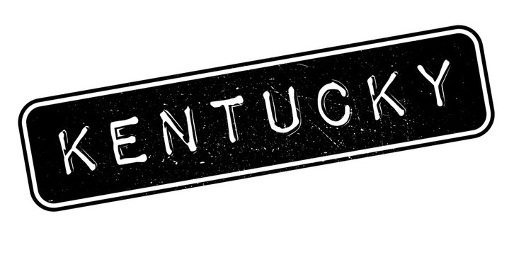 Kentucky rubber stamp. Grunge design with dust scratches. Effects can be easily removed for a clean, crisp look. Color is easily changed.