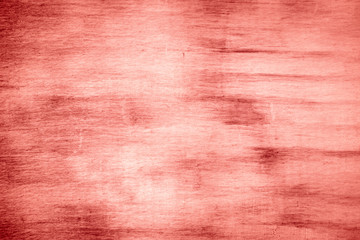 Old Damaged Cracked Paint Wall, Grunge Background, red color