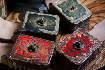 Handgefertigte, viktorianische / Steampunk Gürteltaschen