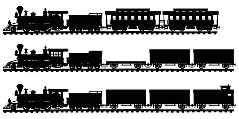 Classic american steam trains - 130659273