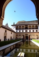 Fototapeta na wymiar Palacio de Comares in Alhambra. Granada, Spain.