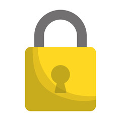 safety lock icon image vector illustration design 