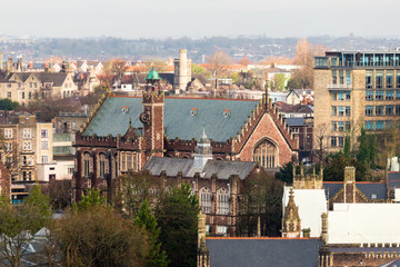 View Over Bristol With Bristol Grammar School
