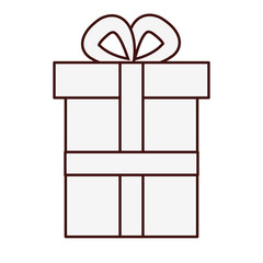 gift box icon image vector illustration design 